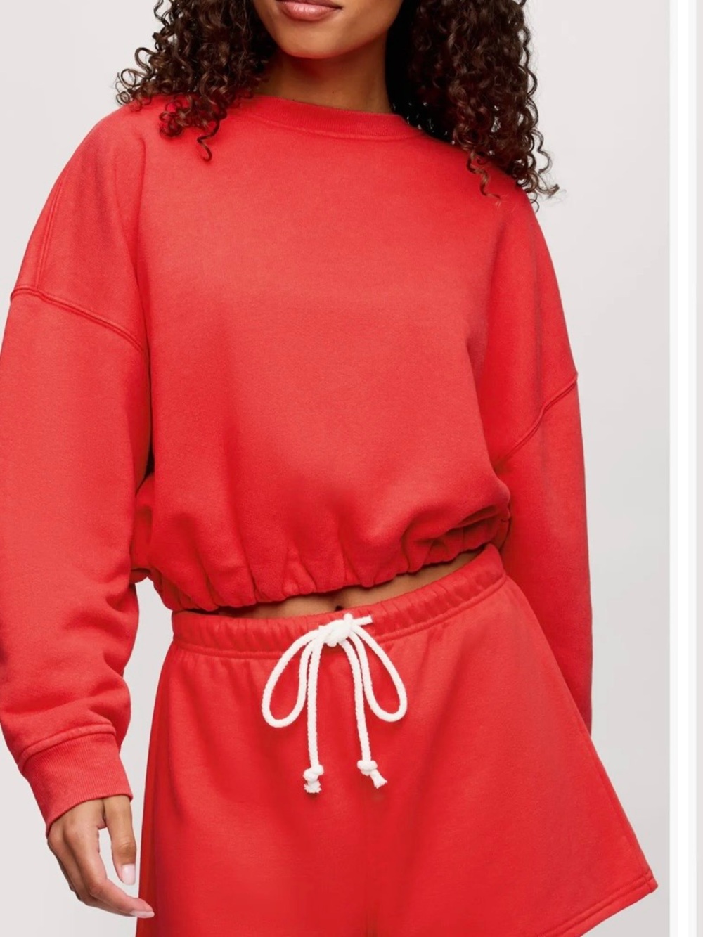 Nuuds Red Women's fleece sweatshirt